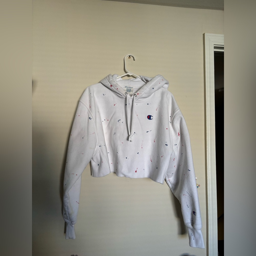 Champion cropped hoodie